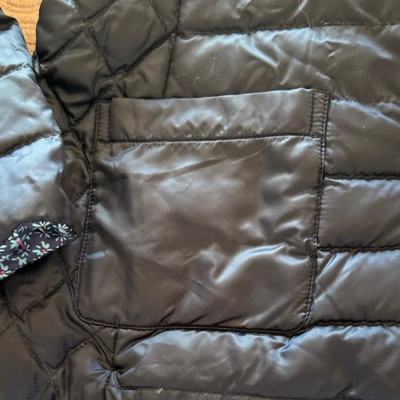 Lilly Pulitzer reversible down jacket Navy/floral - Picture 14 of 17